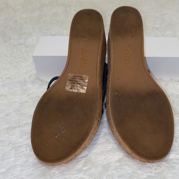 EUC Sam Edleman Cork Wedge Sandals - Picture 4 of 4